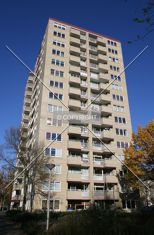 Looking up from Waalstraat