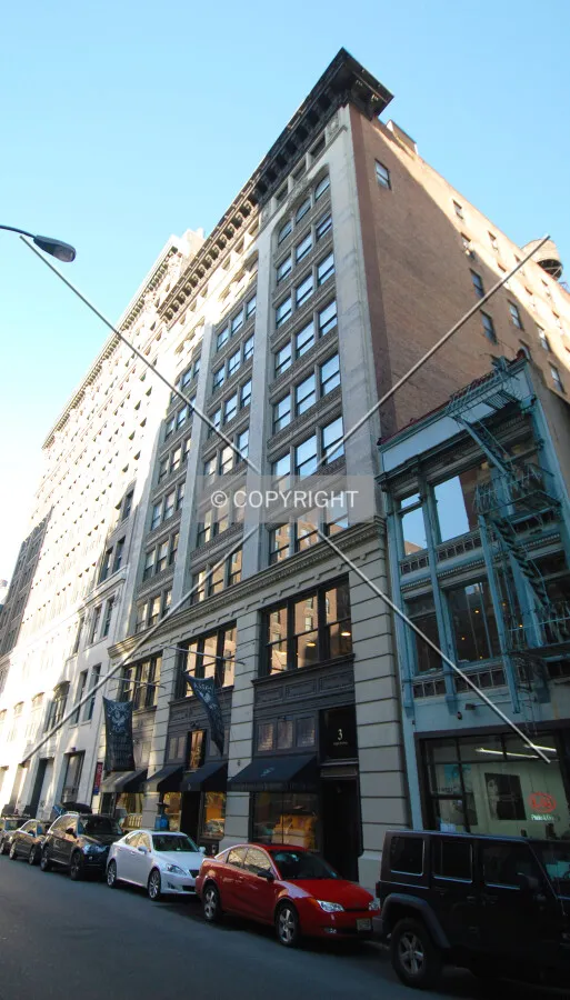 Viewed along East 22nd from the southeast