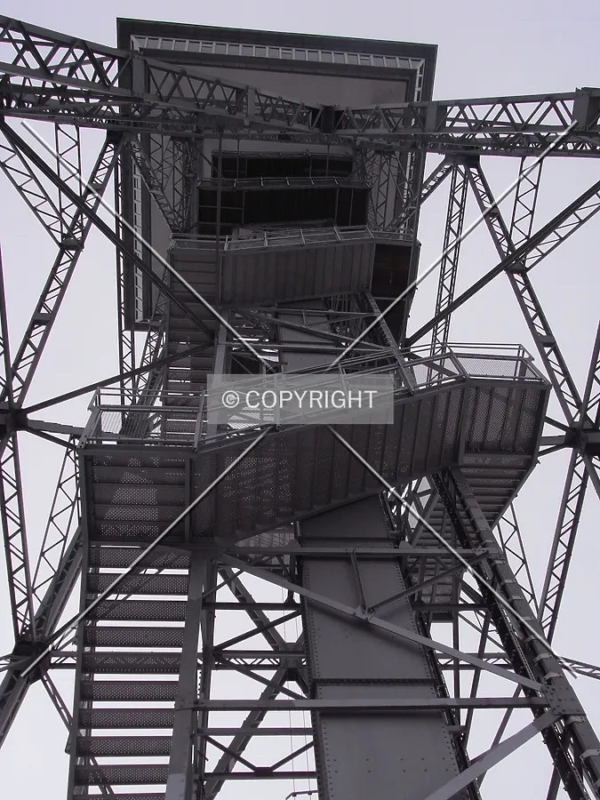 Looking up radio tower Funkturm Berlin