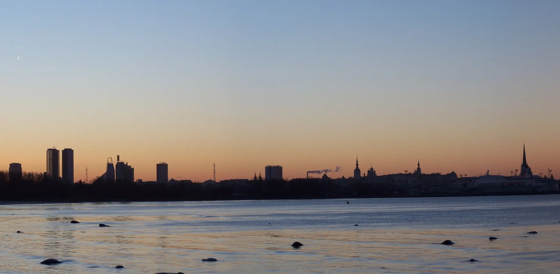 Sunset view from Pirita Tee