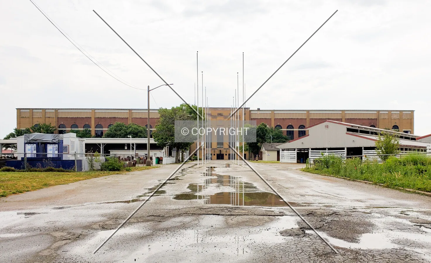 Southwest view; June 27, 2020