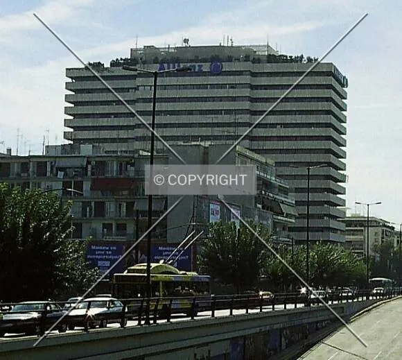 View of the building from Kiffisias-Katehaki Avenue interchange