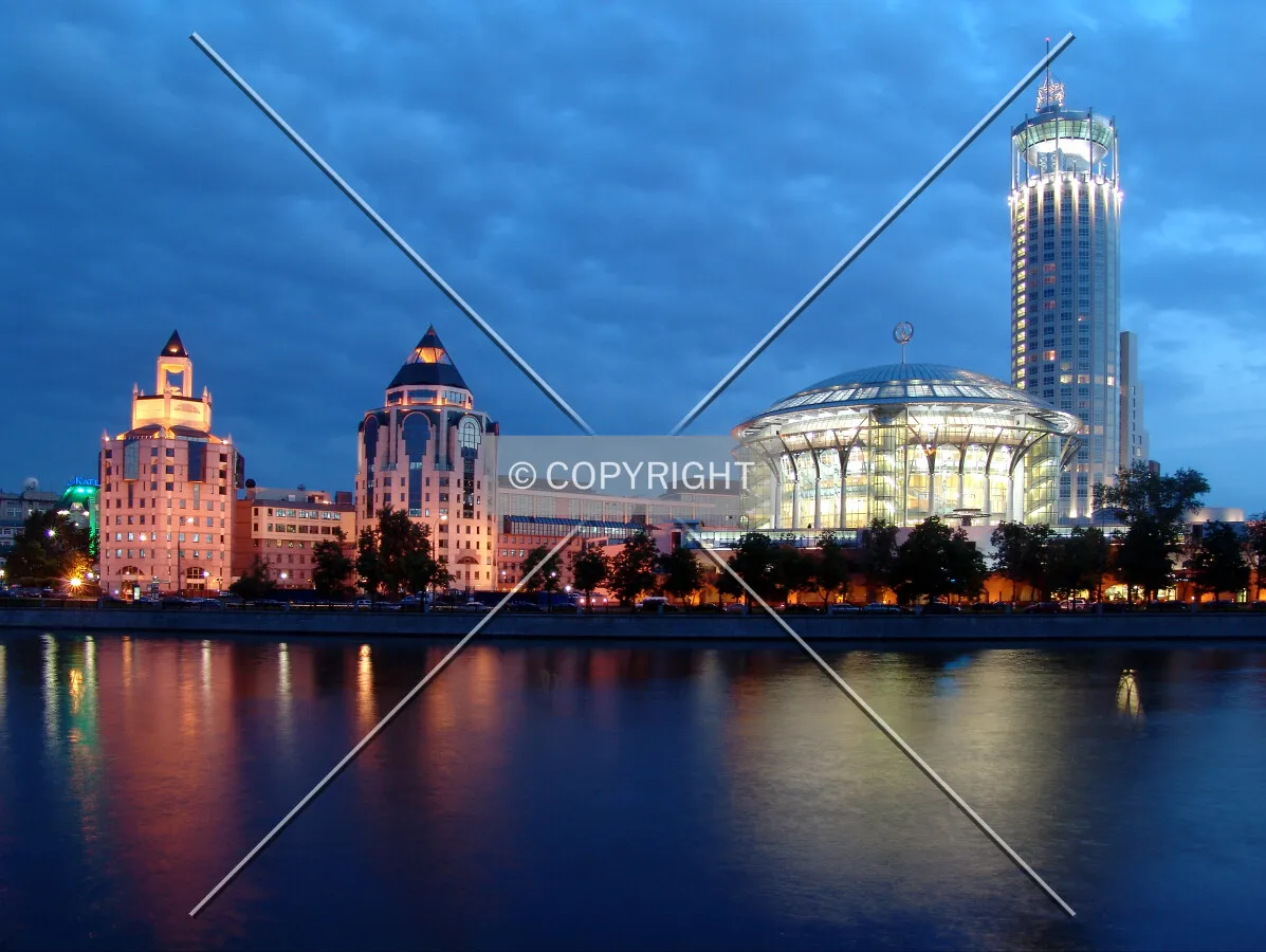 View from across Moskva River