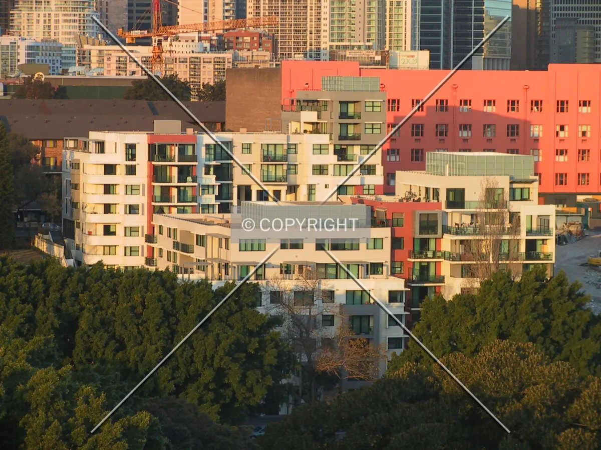 View of the complex from Glebe