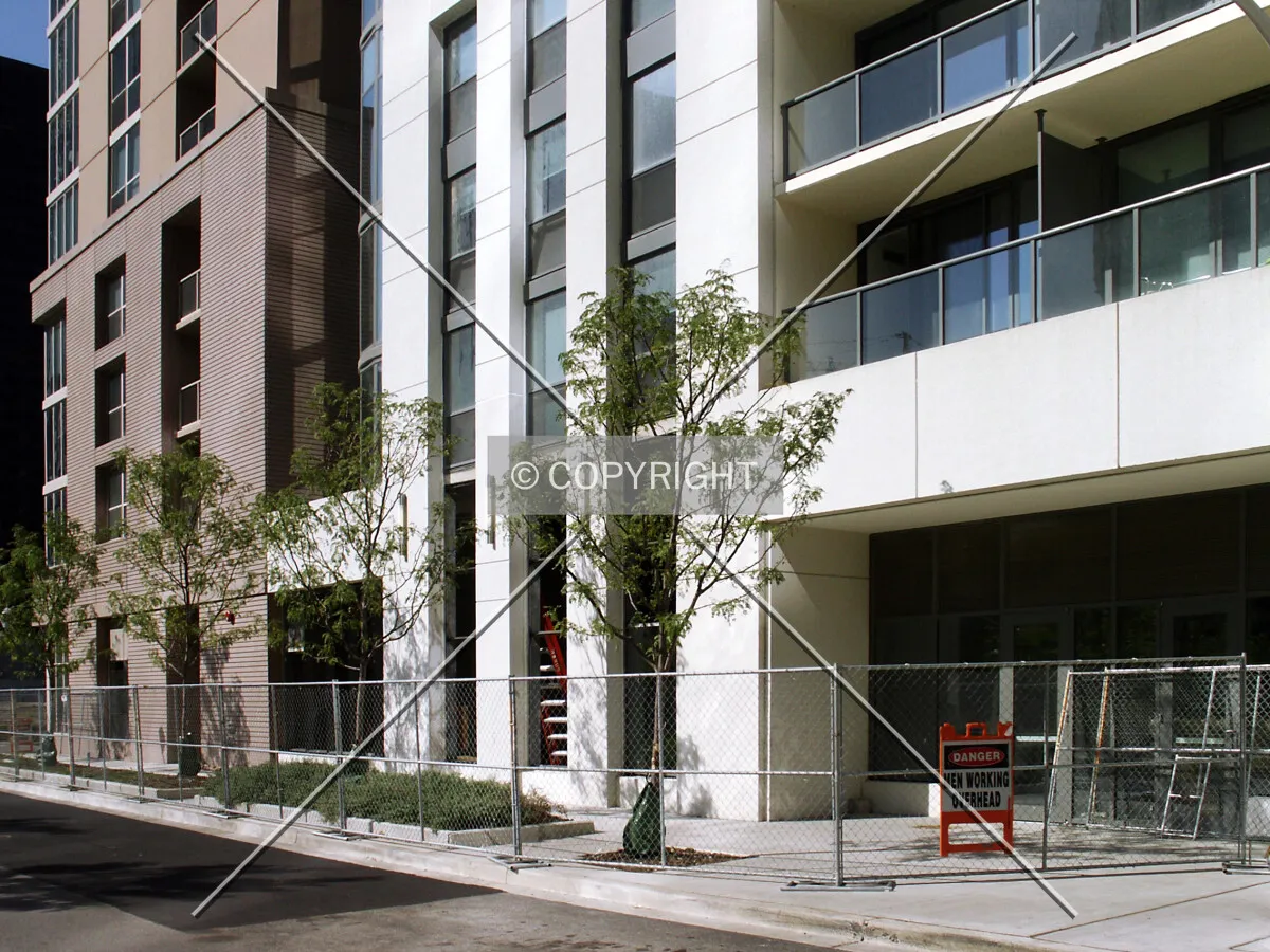 West side of the base on South Water Street