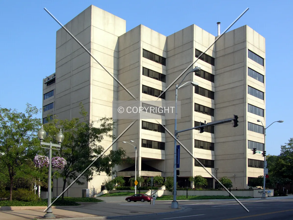 From the northwest across Jefferson Street