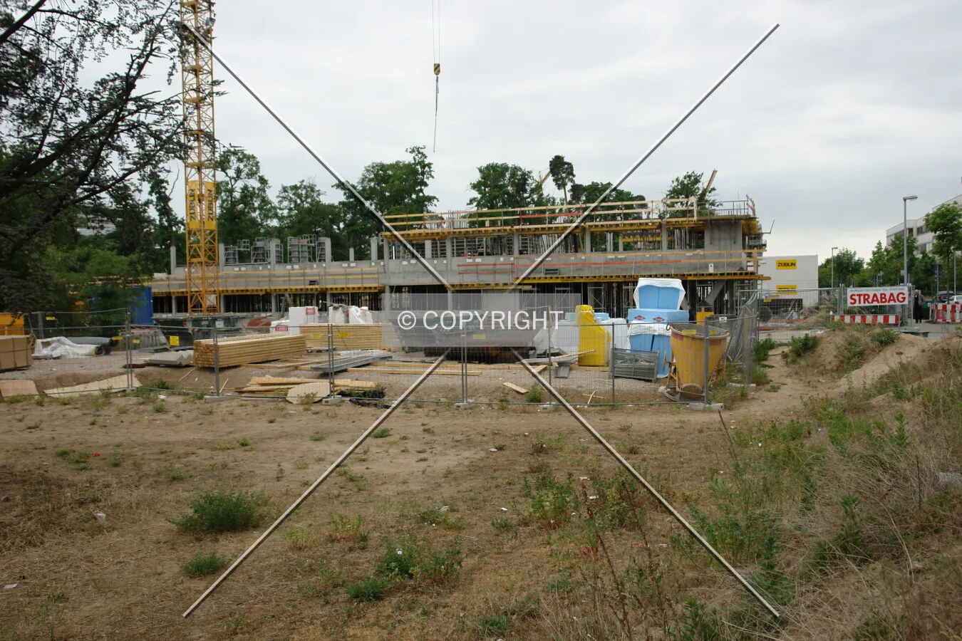 During the framework construction in May 2011