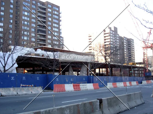 Looking north across Columbus Avenue