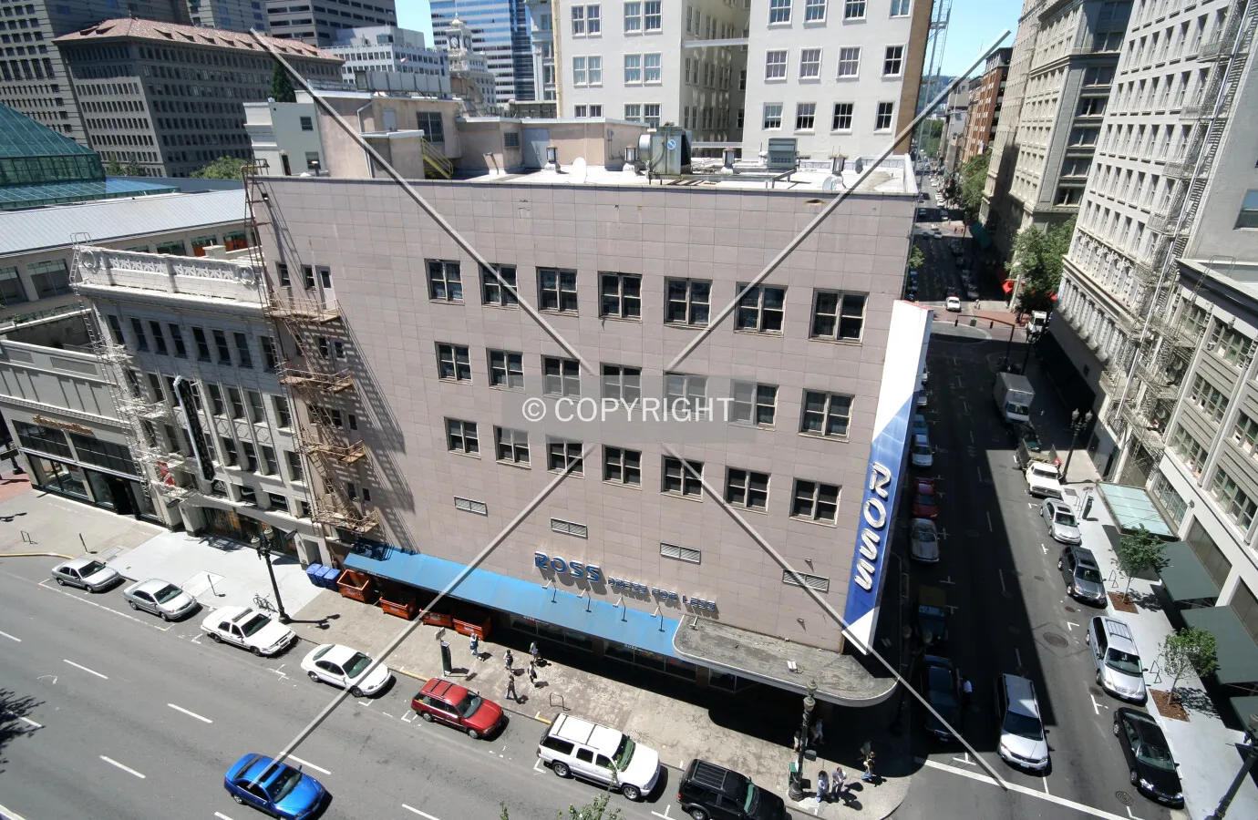 View from the northeast