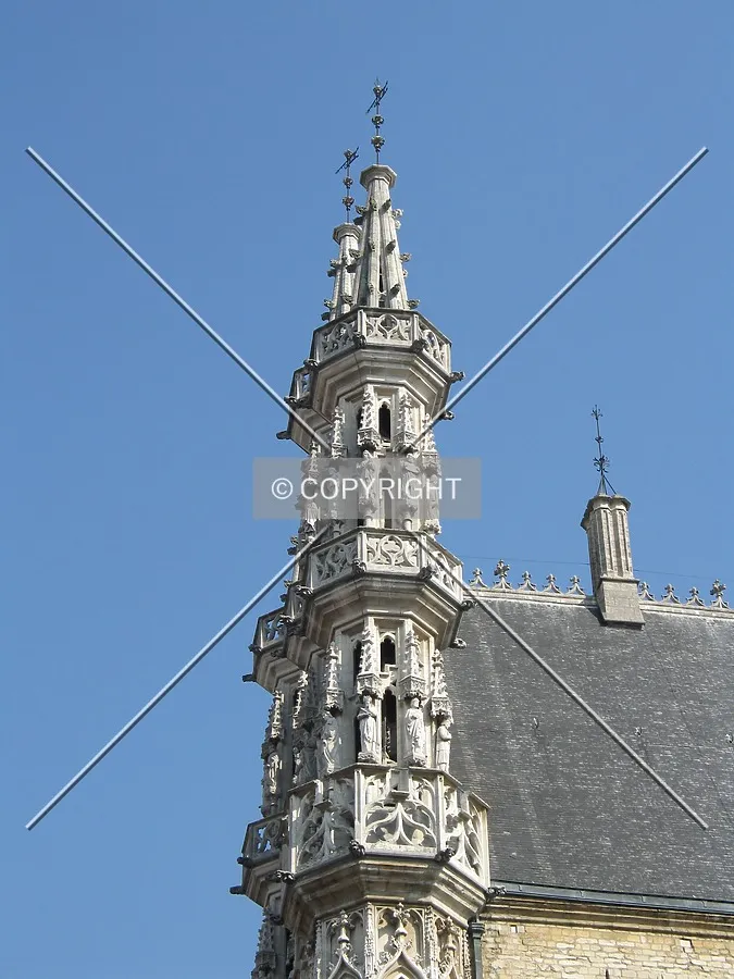 Top view from the Naamsestraat