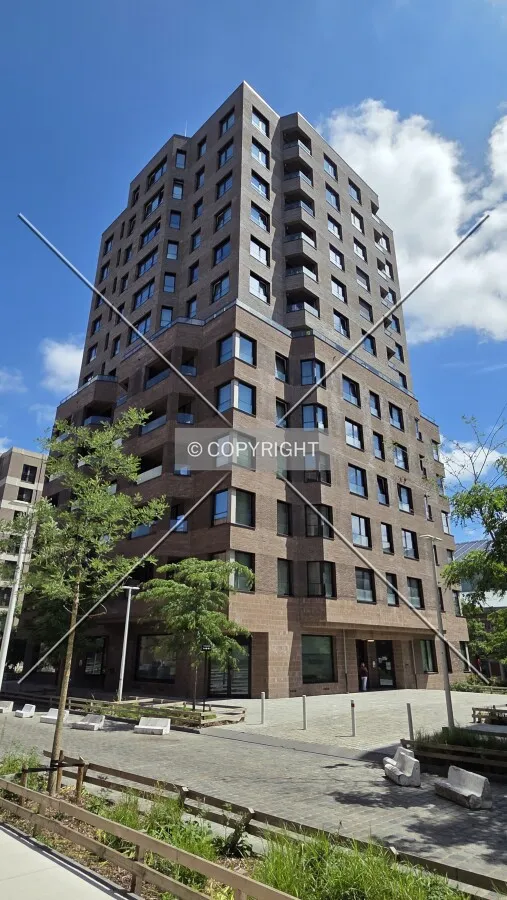 Corner view from the west.