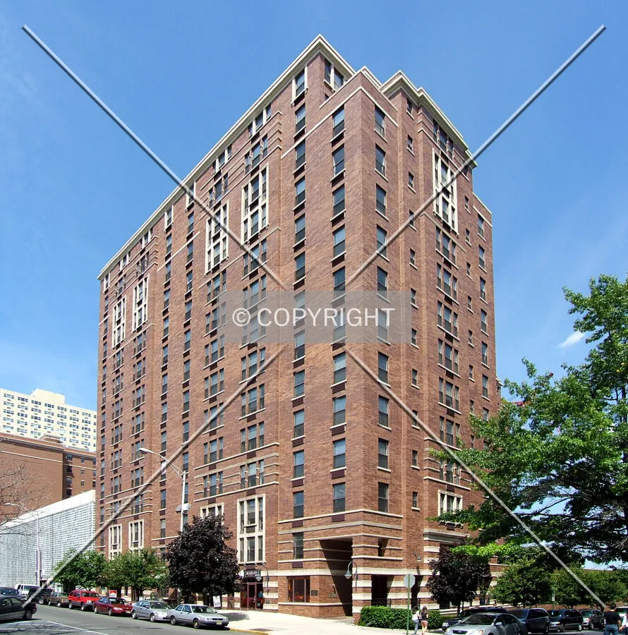 View from the southwest at Hudson and 2nd streets