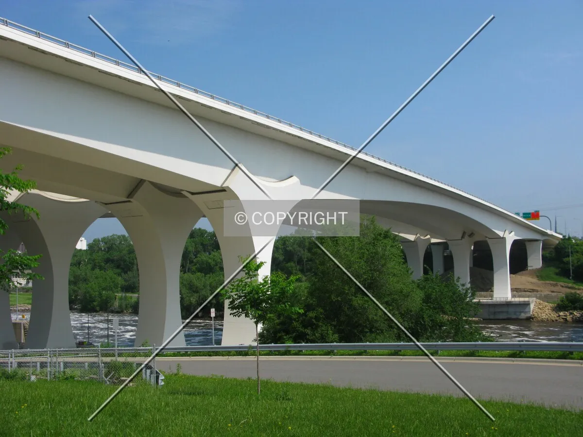 View to the north from West River Parkway