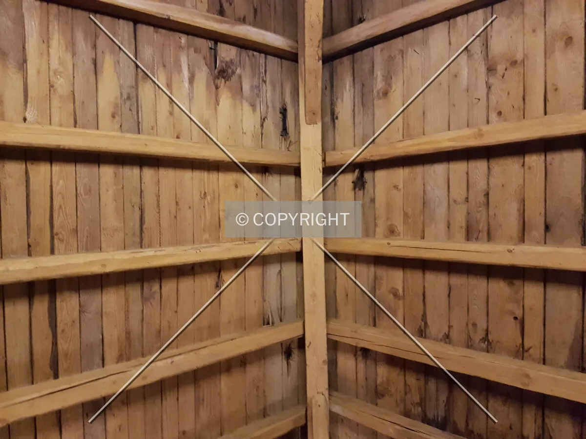Wooden attic