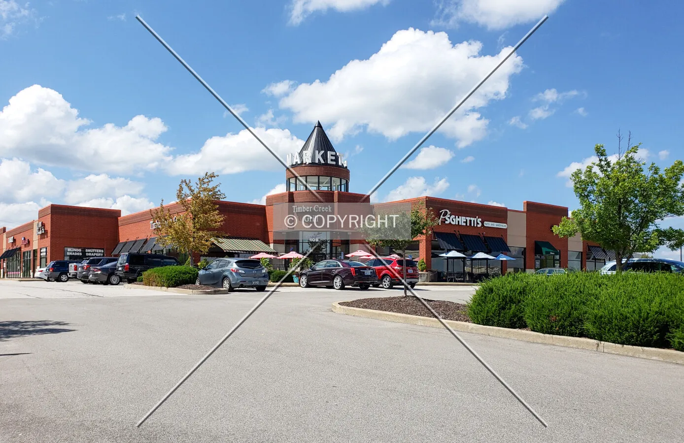 View from the east; September 4, 2018