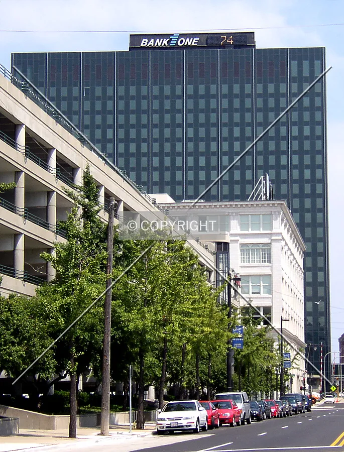 View from the west along Michigan Street