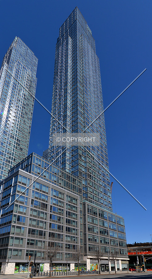 View from the southeast at 11th Avenue and 41st Street