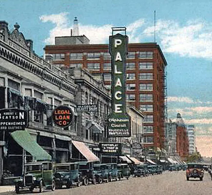 Vintage view from the northeast