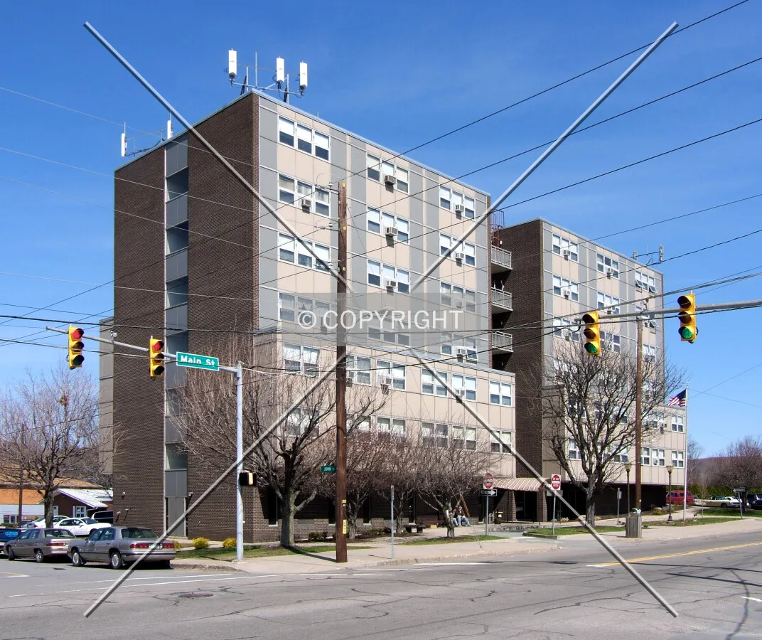 View from the southeast