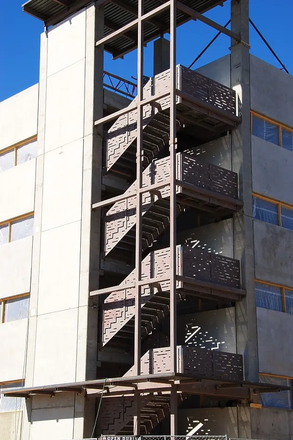 Southeast corner stairs