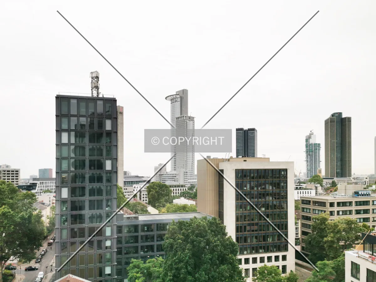 View over the Westend district