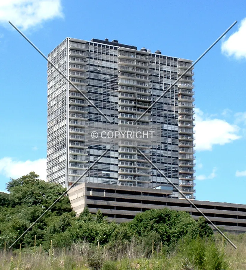 View from the southeast