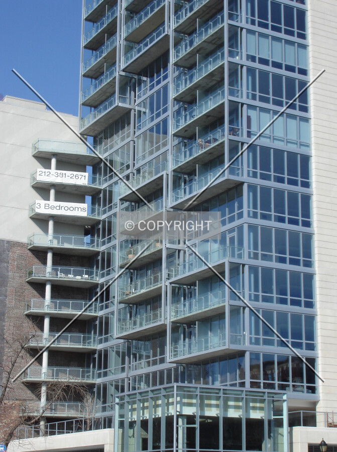 Facade along 110th Street