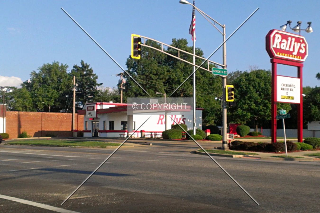 View from the northwest; September 3, 2012