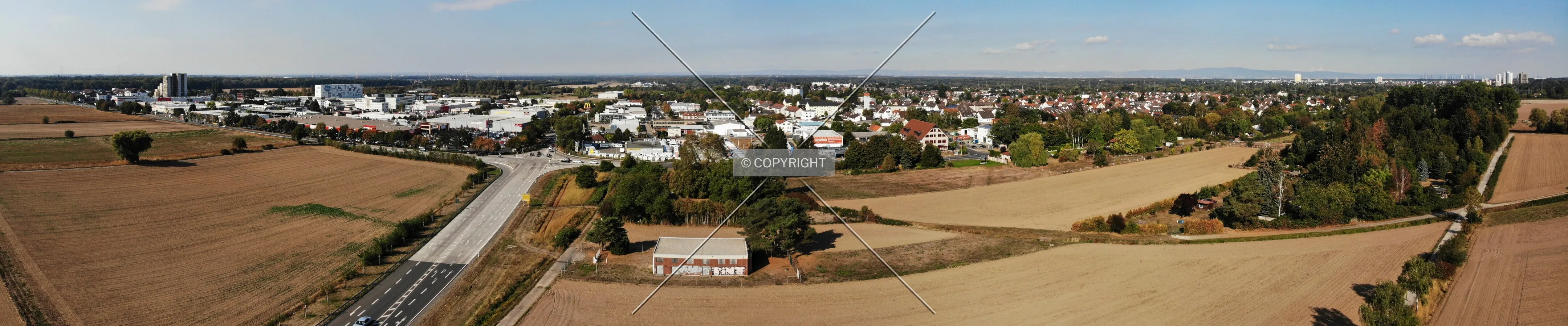 Egelsbach Panorama (Hessen, Germany)