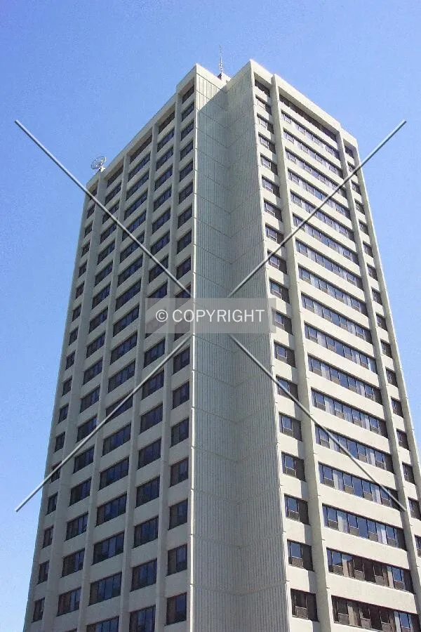 Closeup of the tower