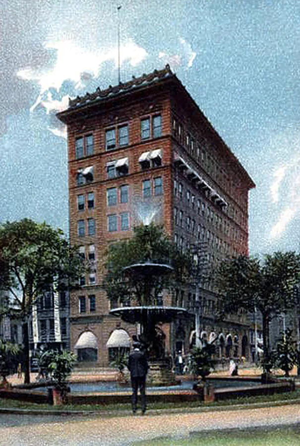 Vintage view from the south