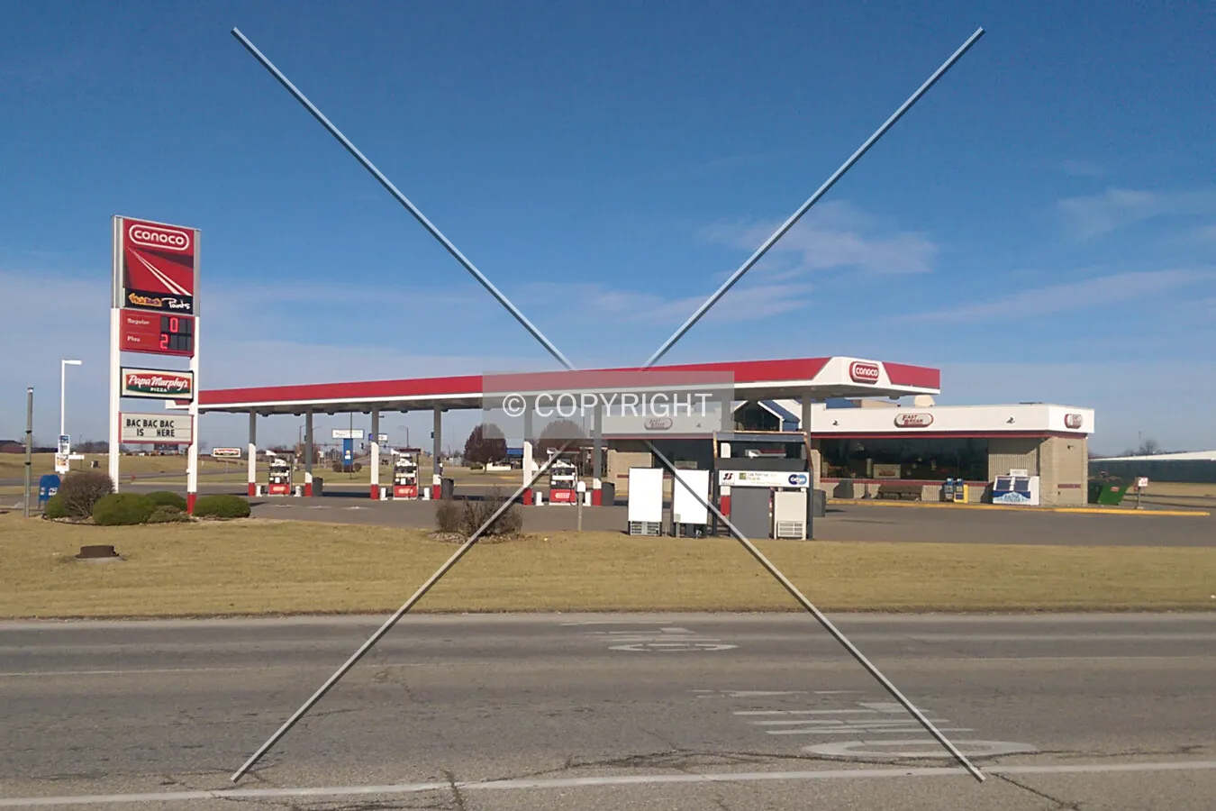 View from the south; December 25, 2014
