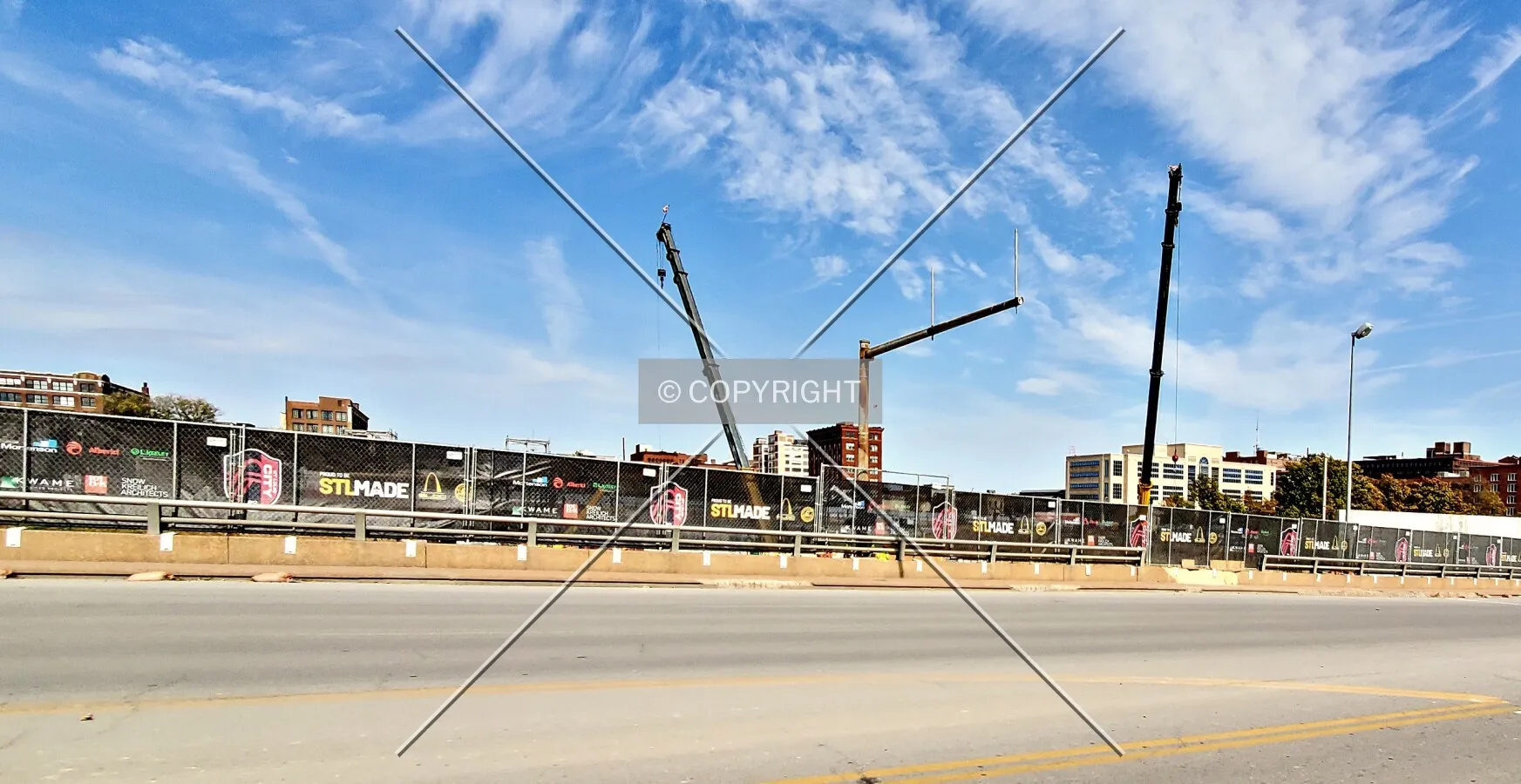 Southeast view during construction; October 17, 2020