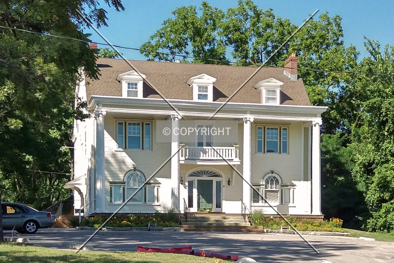 View from the south; July 31, 2015