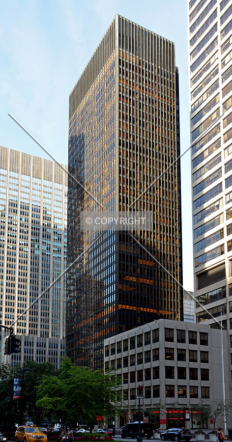 View from the southwest at Park Avenue and 51st Street