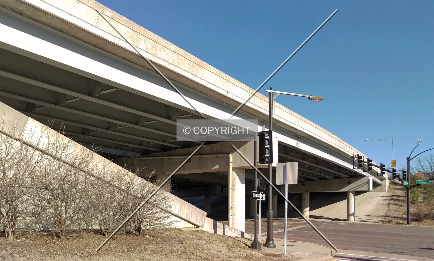 View from the southwest; January 16, 2016