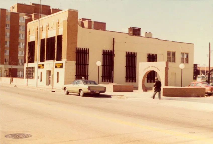 Vintage view from the southeast