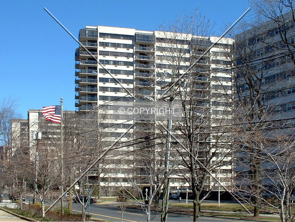 View from the southwest across Prospect Avenue