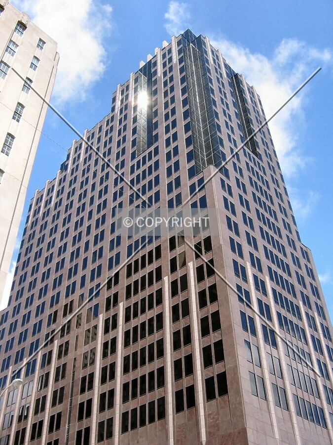 Looking up the southeast corner from Meridian Street