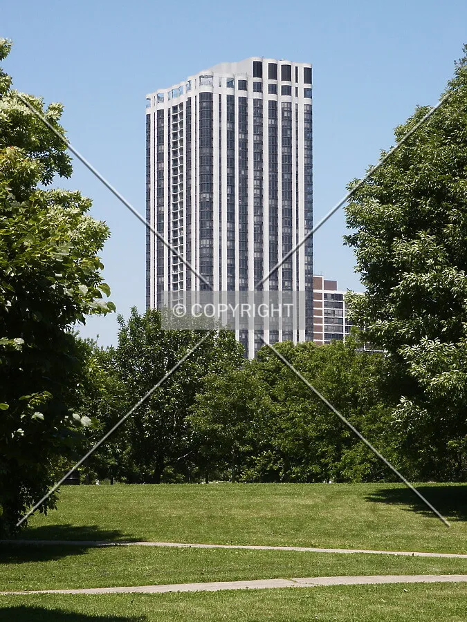 View from the southeast
