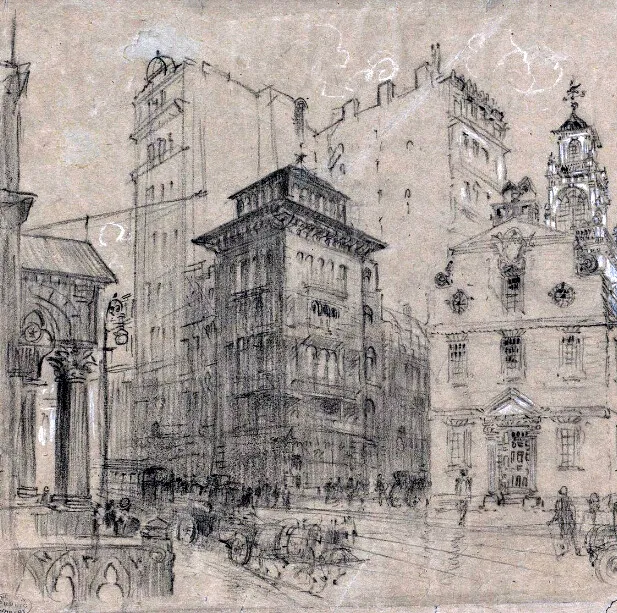 View from the southwest