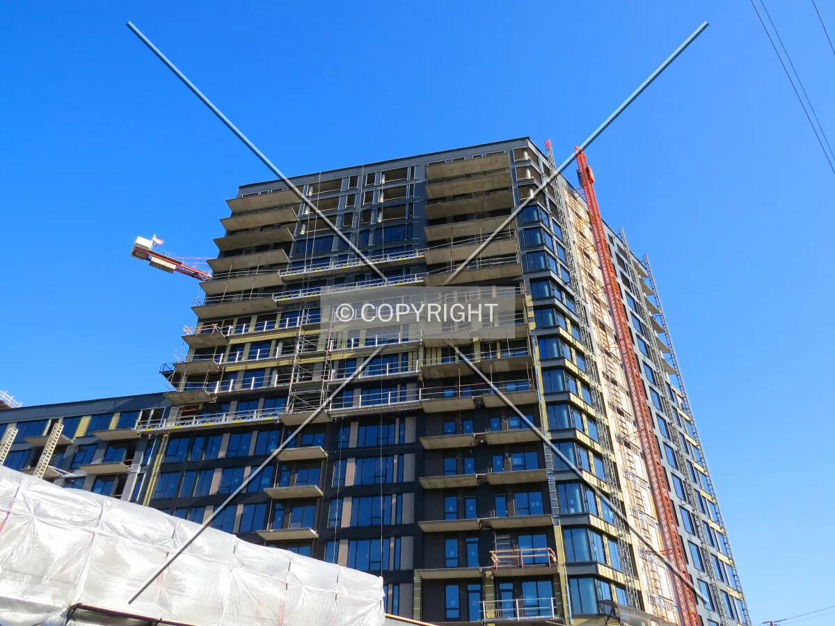 View to the northeast from 2nd Street South