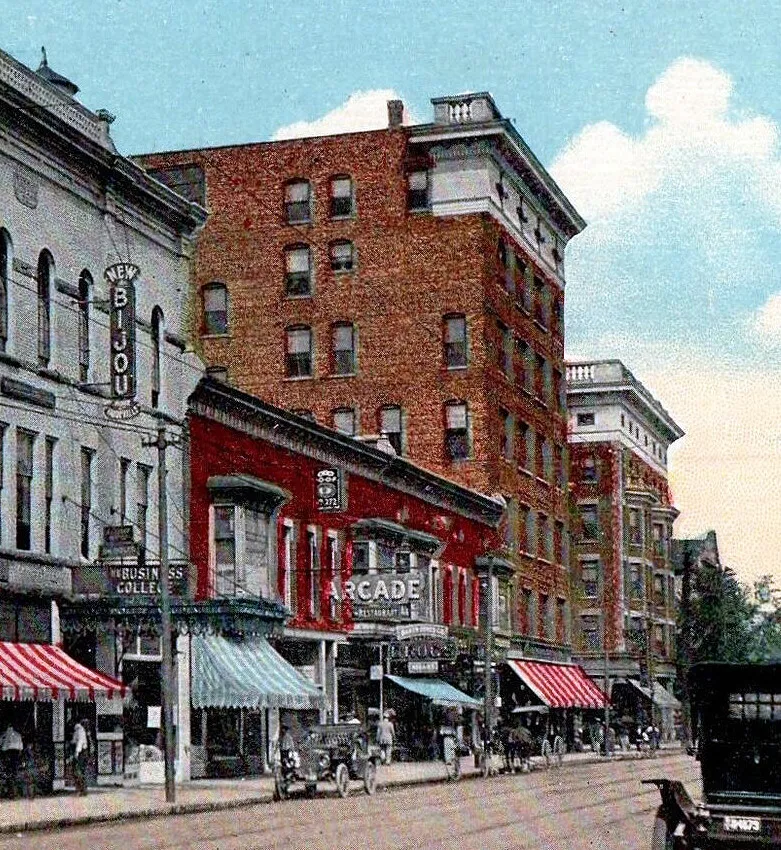 View from the southeast