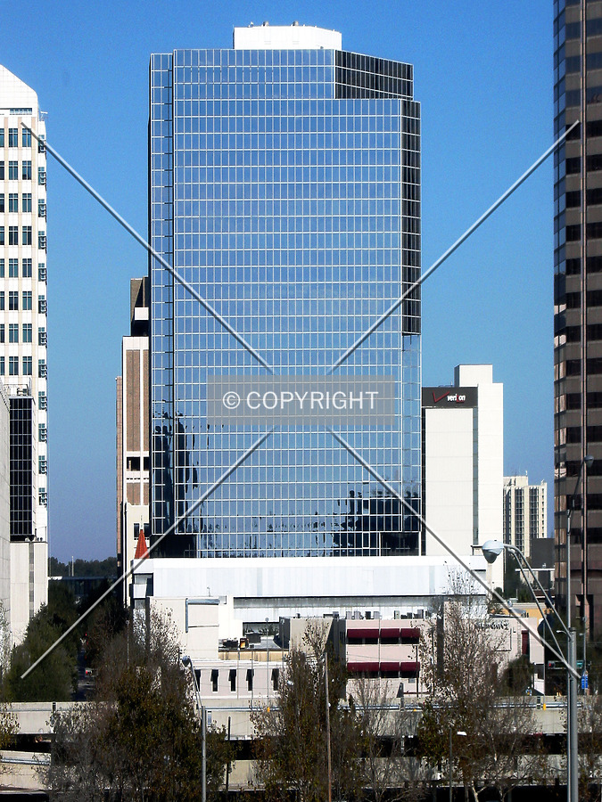 View from the south atop parking garage