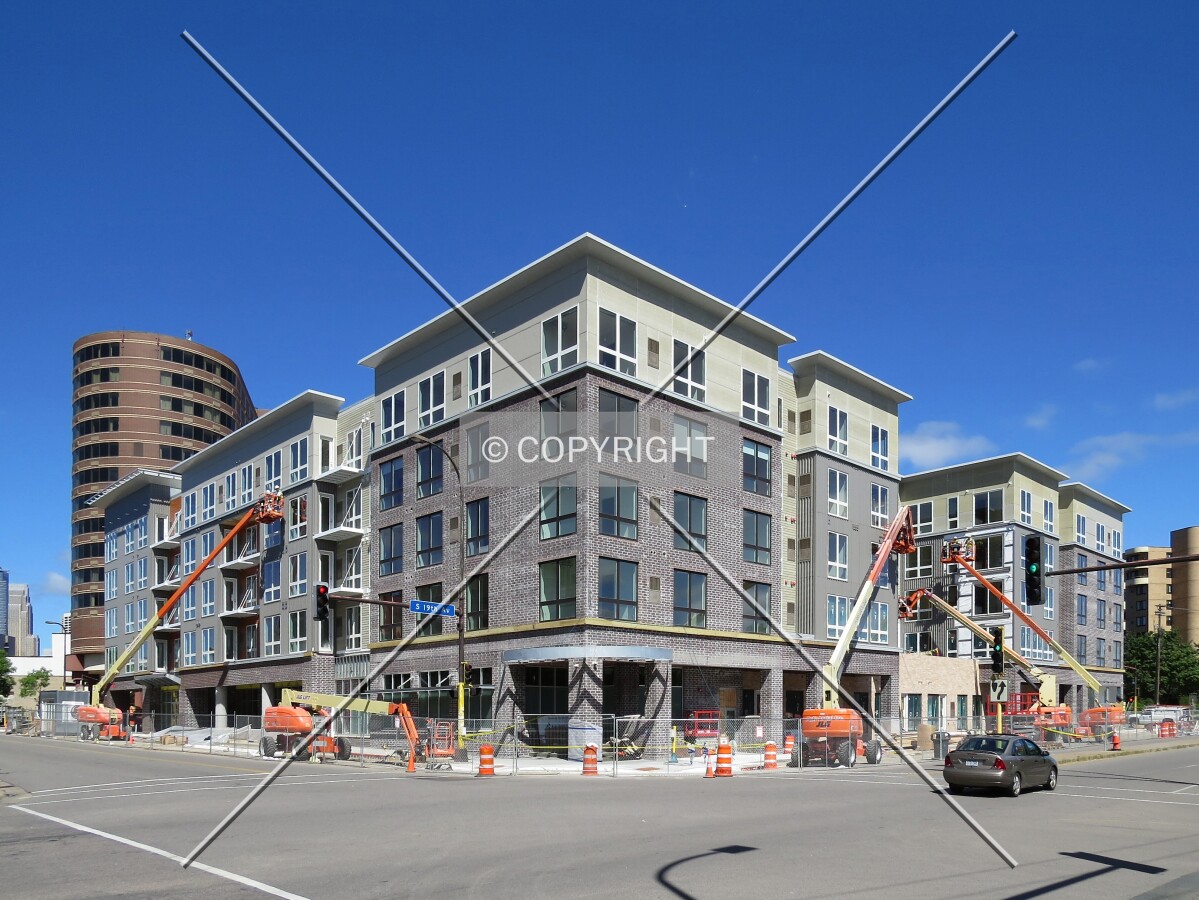 View to the northwest across 19th Avenue South