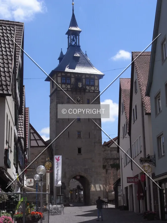 Guard tower Oberer Torturm in Marbach