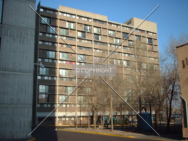 East facade from McKnight Tower
