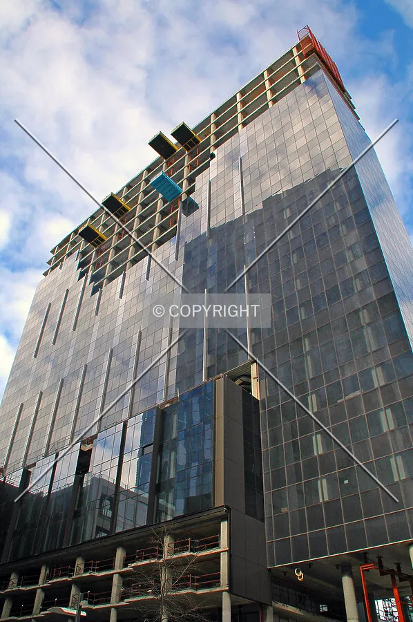 Looking up the east side
