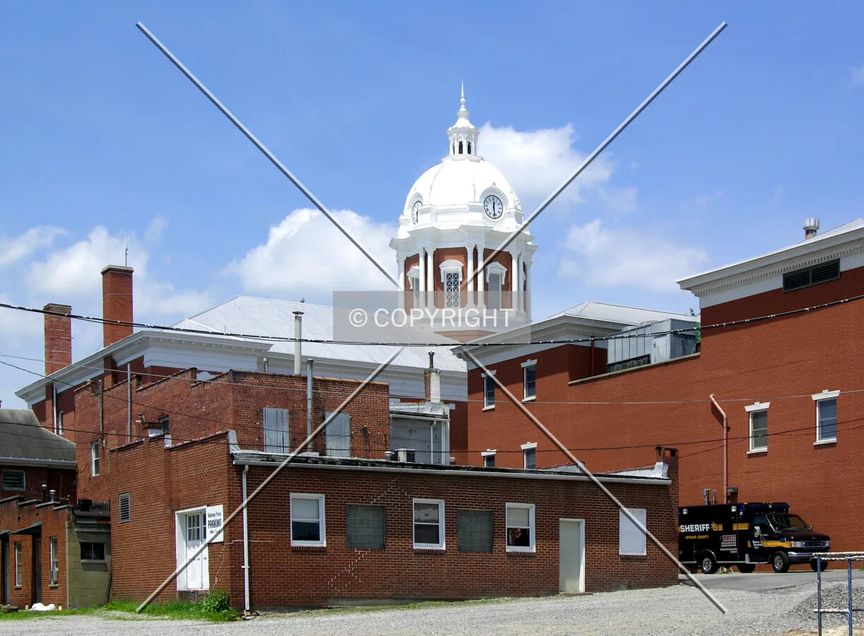 From South Kanawha Street to the southeast