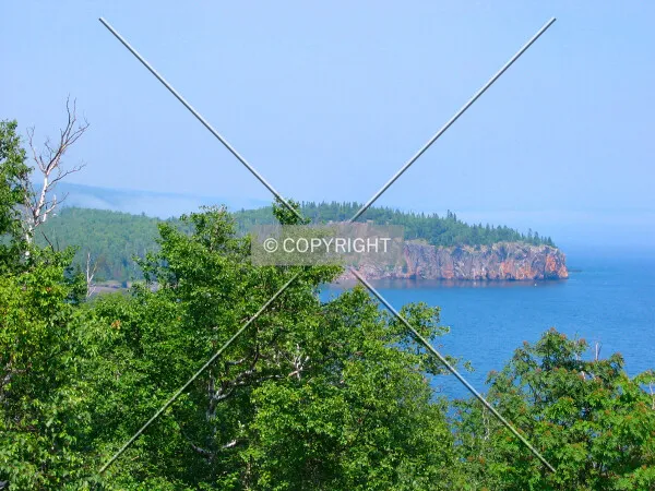 View to the northeast up the Lake Superior shore